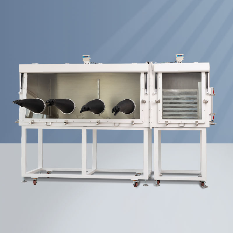 不锈钢双工位手套箱